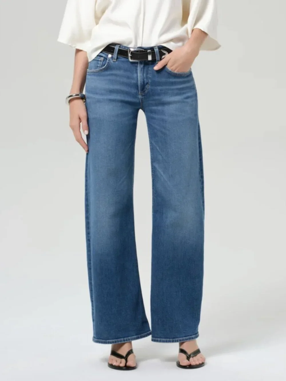 Citizens of Humanity Nora Trouser Leg Jeans in Benson Sz 28 - Picture 1 of 16